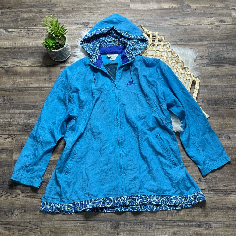 Vintage Nike Gathered Wind Breaker Jacket